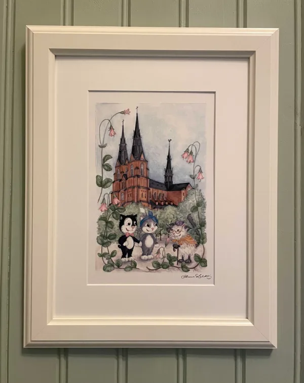 Domkyrkan och Pelle Svanslös, Print - Bild 2