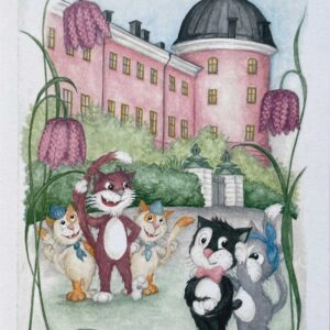Uppsala och Pelle Svanslös, Slottet - Vykort
