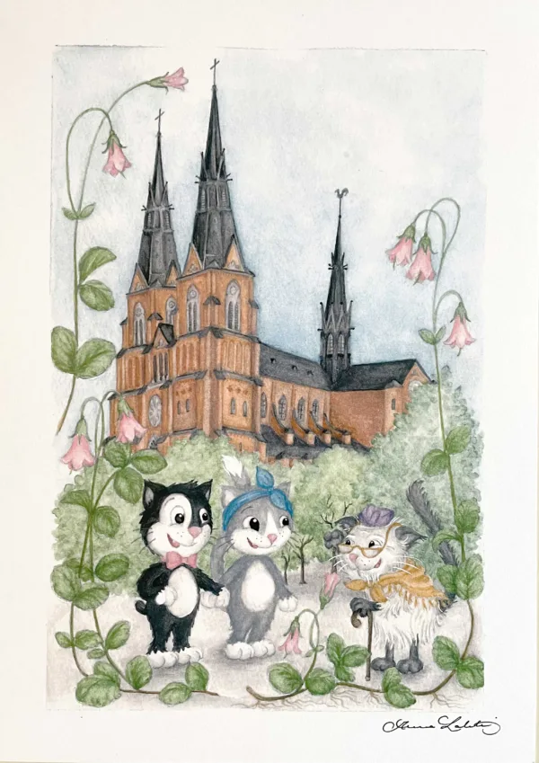 Domkyrkan och Pelle Svanslös, Print