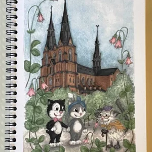 Anteckningsblock med Pelle Svanslös-motiv, Domkyrkan