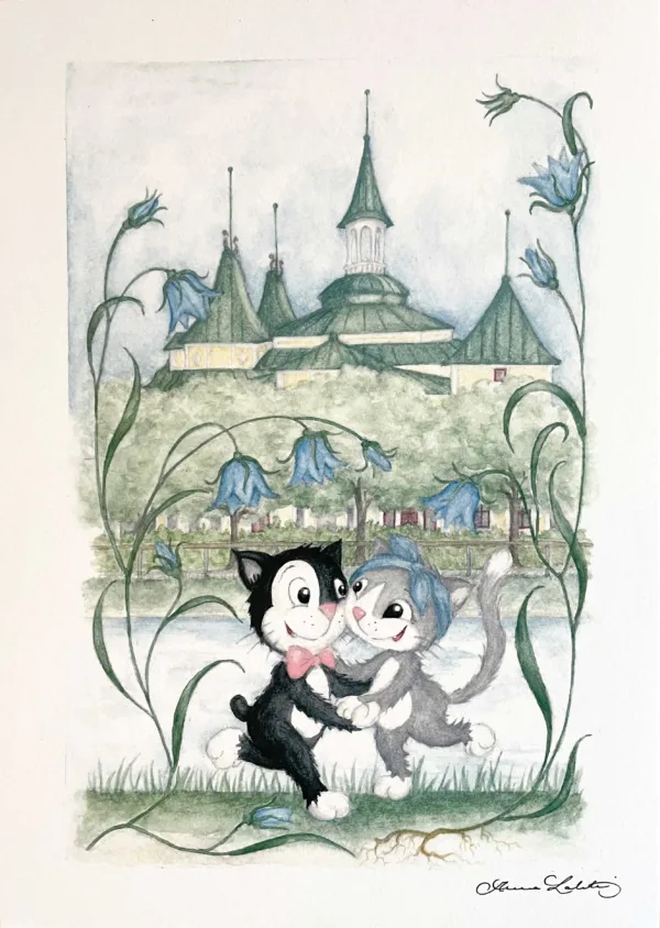 Flustret och Pelle Svanslös, Print