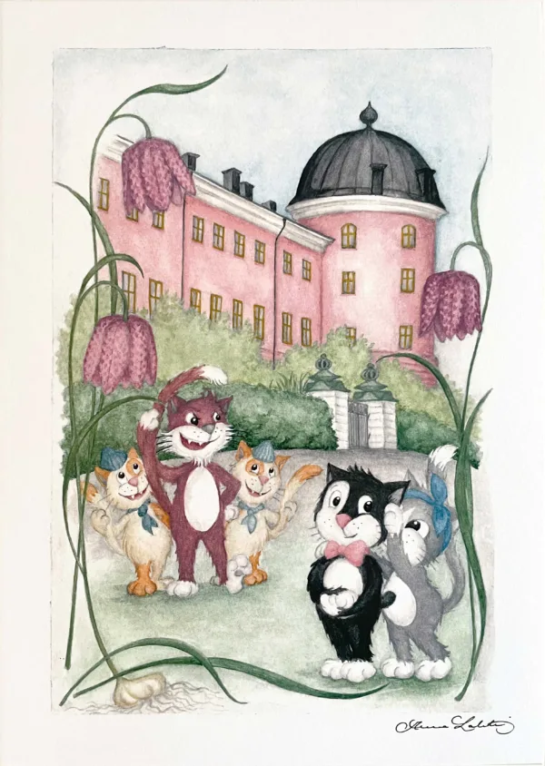 Slottet och Pelle Svanslös, Print